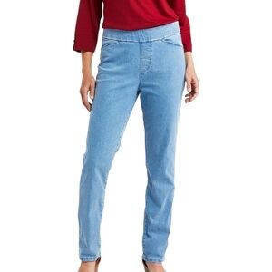 Chic Classic Collection Pull-On Straight Leg Jeans Size 18 NWOT
